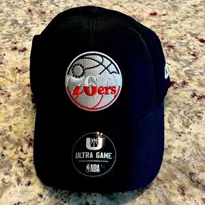 NBA Philadelphia 76ers Philly Sixers Basketball Black Dad Hat Cap Mens Womens